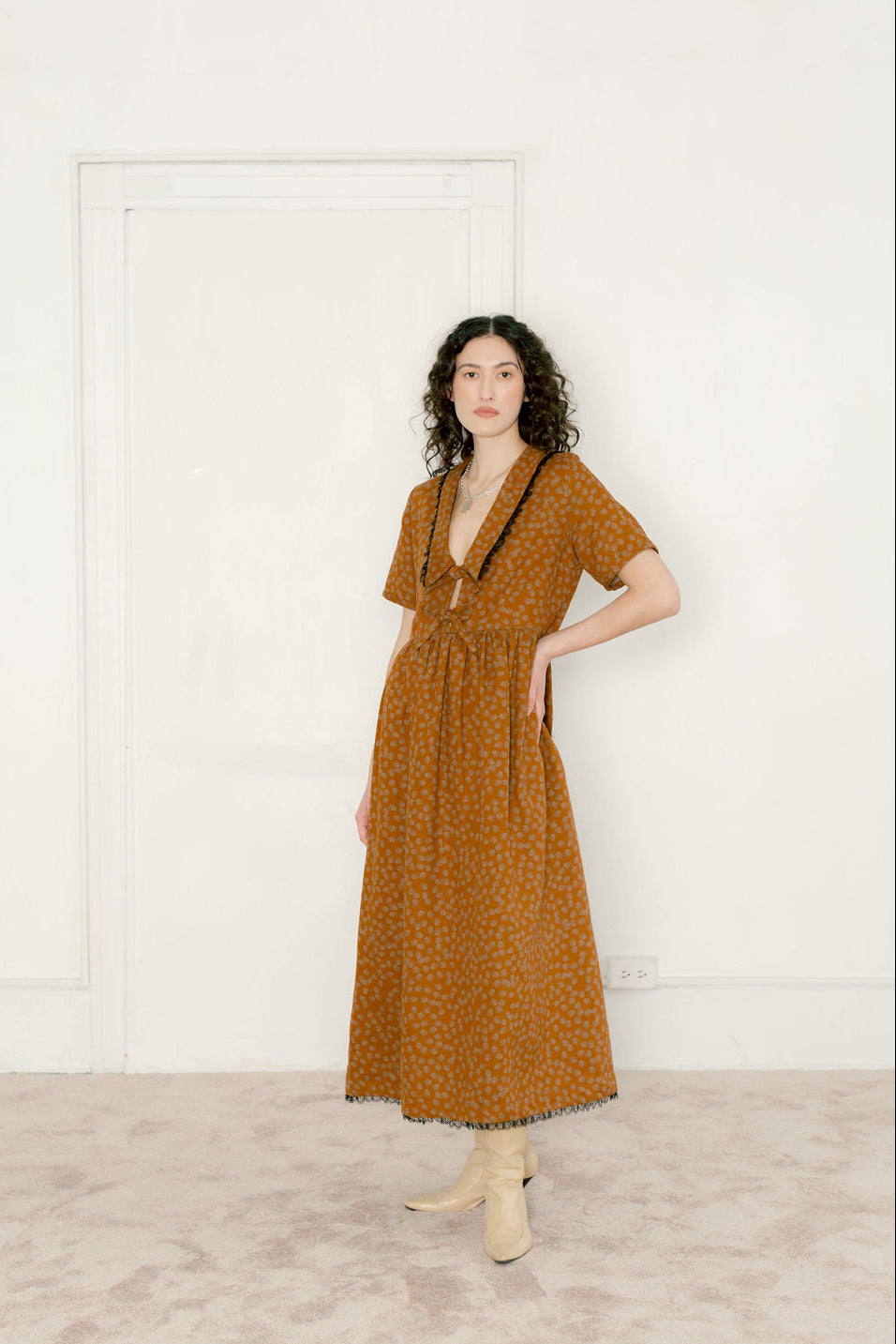 shiloh midi dress Shiloh Dress, Penny Floral | A Bronze Age | Slow Fashion