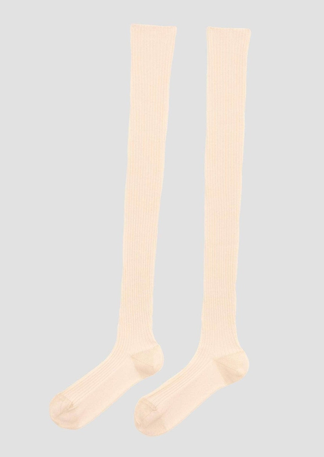 Overknee Socks, Undyed