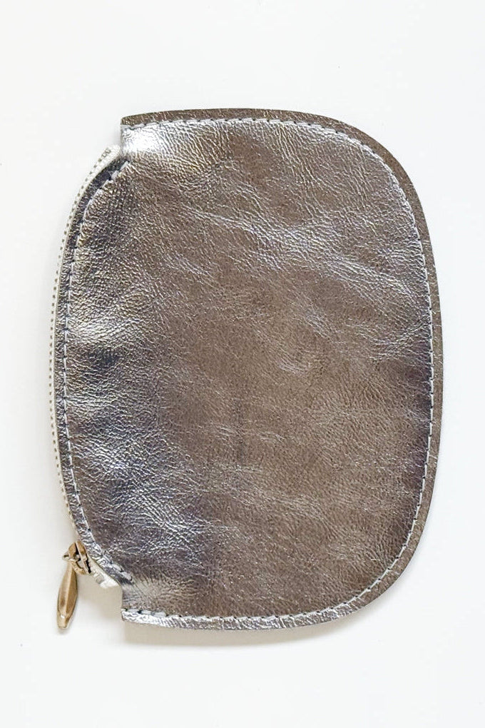 Pebble Pouch, Silver