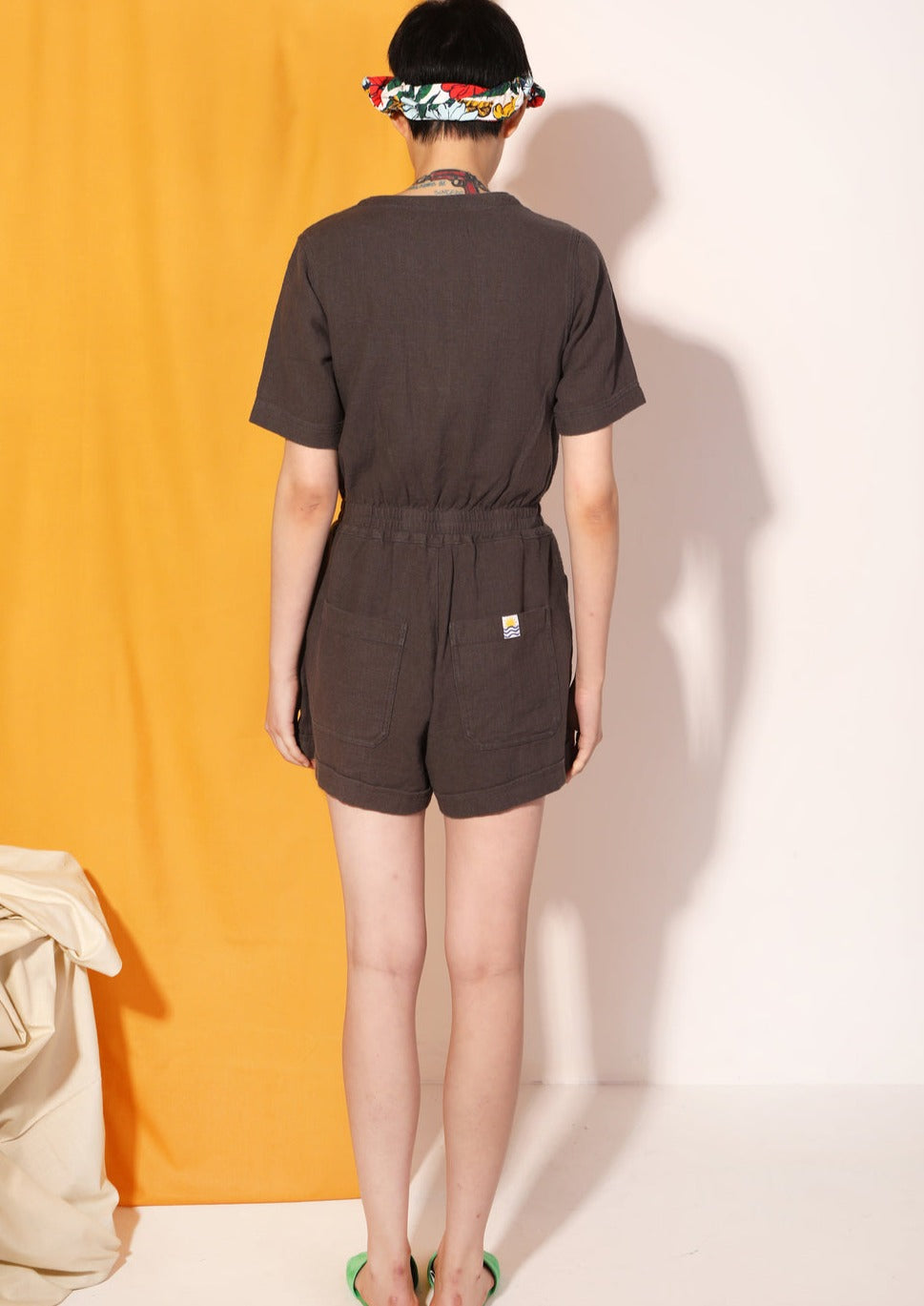 Francis Playsuit, Charcoal