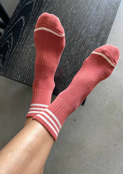 Girlfriend Socks, Terracotta