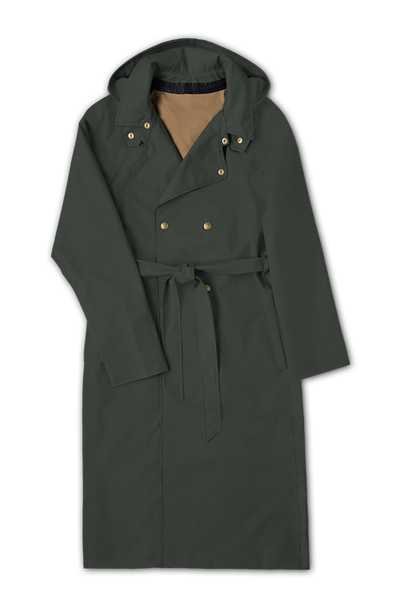 Boheme Trench Rain Coat, Obsidian