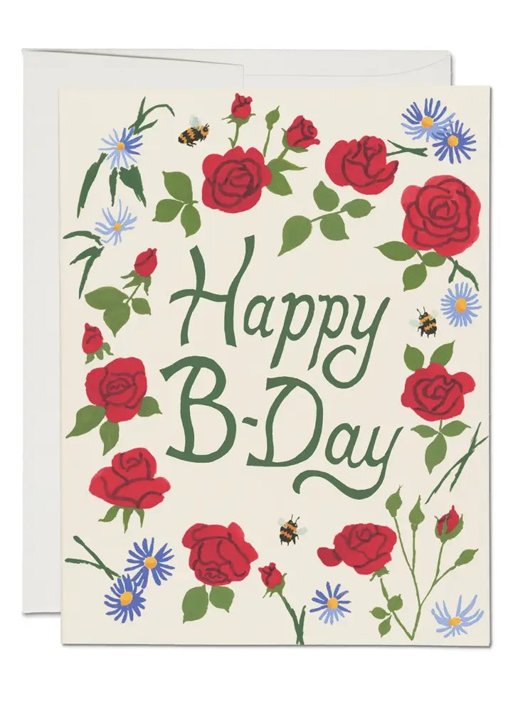Blooming Roses Birthday Card