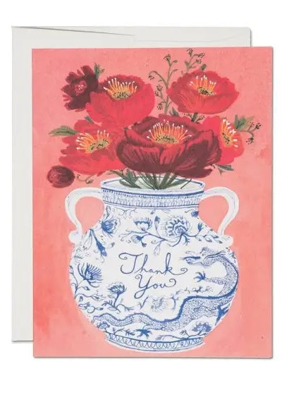 Thank You Vase Greeting Card