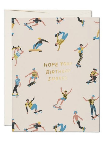 Birthday Shreds Greeting Card