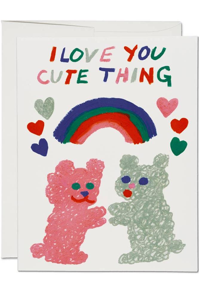 Cute Thing Love Greeting Card