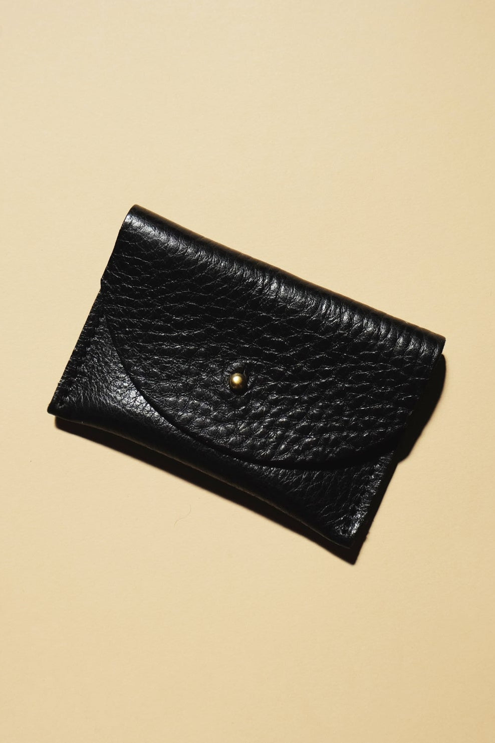 Leather Card Holder, Black