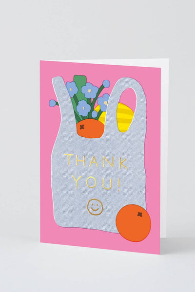Thank You Shopping Bag Card