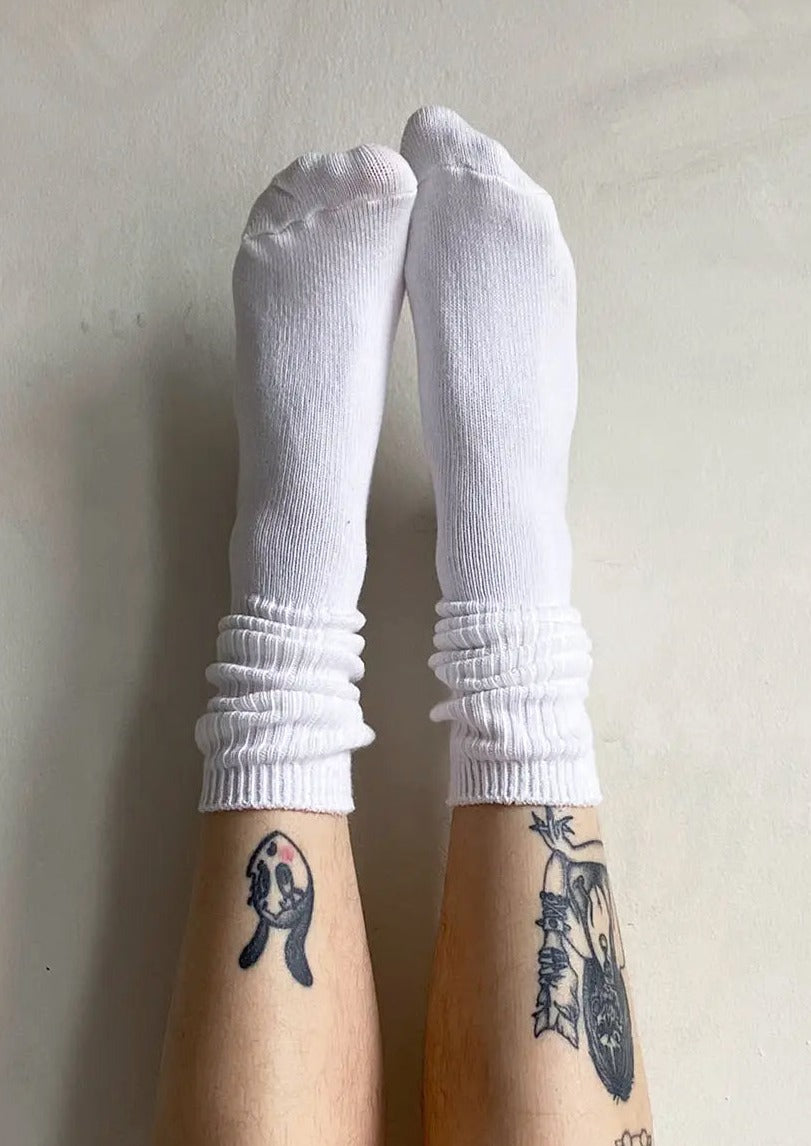 Cotton Socks, White