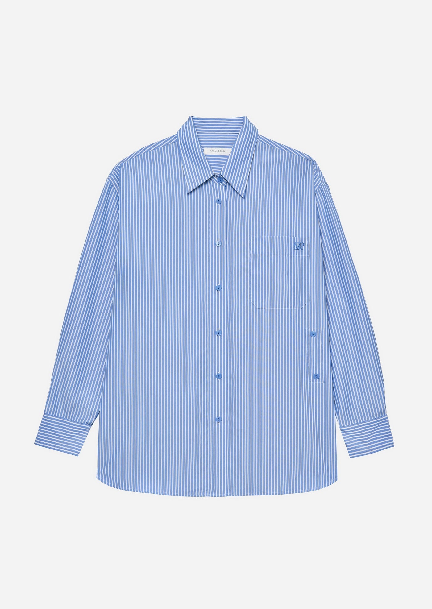 Oversized Shirt, Blue Stripe