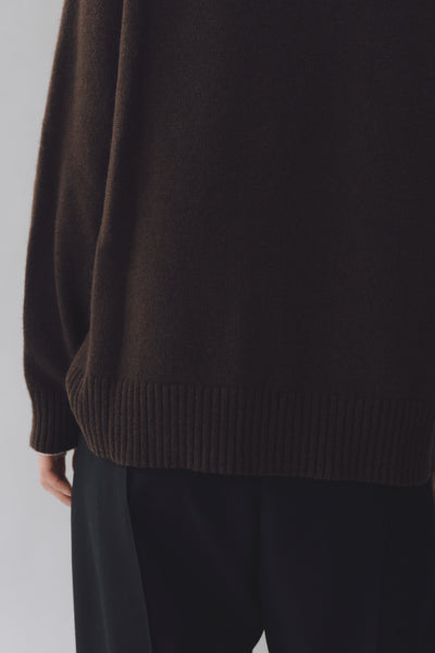 Crewneck Knit, Brown