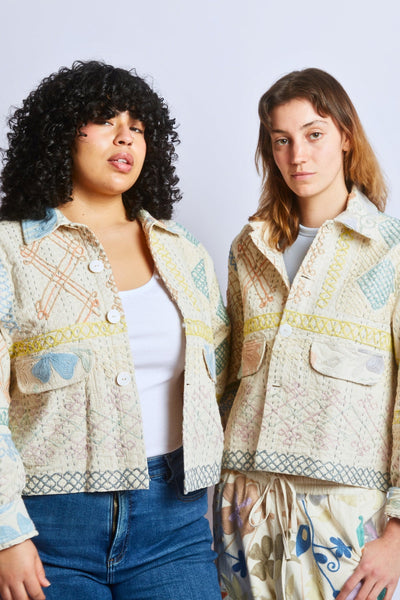 Astrid Jacket, Garden Mosiac