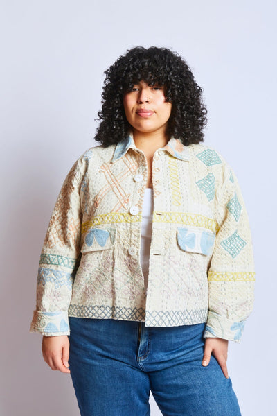 Astrid Jacket, Garden Mosiac