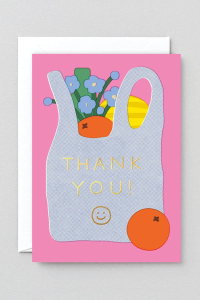 Thank You Shopping Bag Card