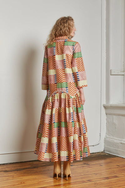 Leila Shirt Dress, Check Mate