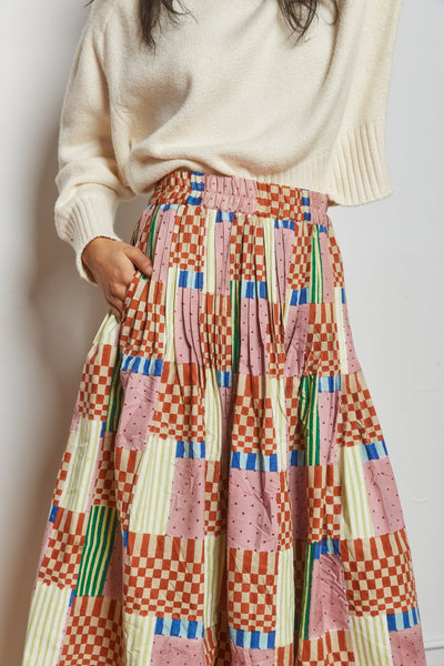 Rhythem Skirt, Check Mate