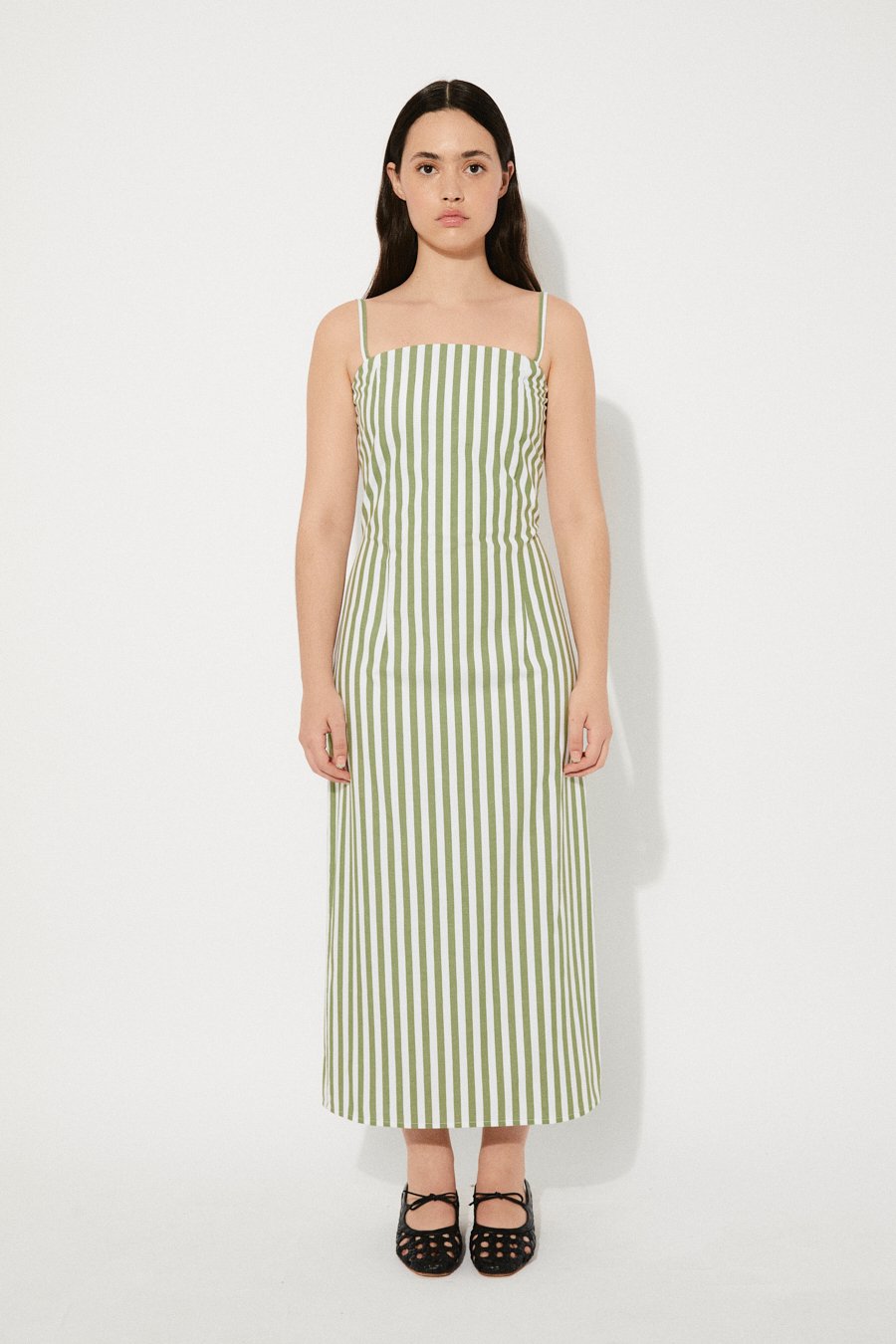Viridian Dress, Green Stripe | Rita Row | Halifax | Canada Slowly Slowly Viridian Dress, Green Stripe | Rita Row | Halifax | Canada Slowly Slowly
