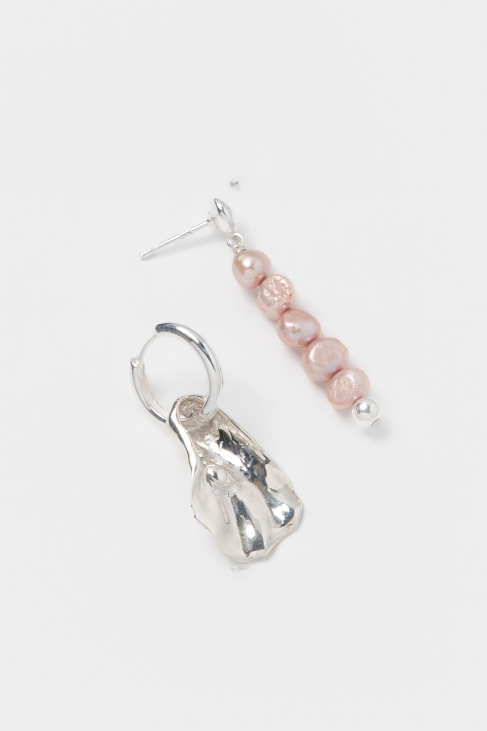 Elsa Earrings, Silver