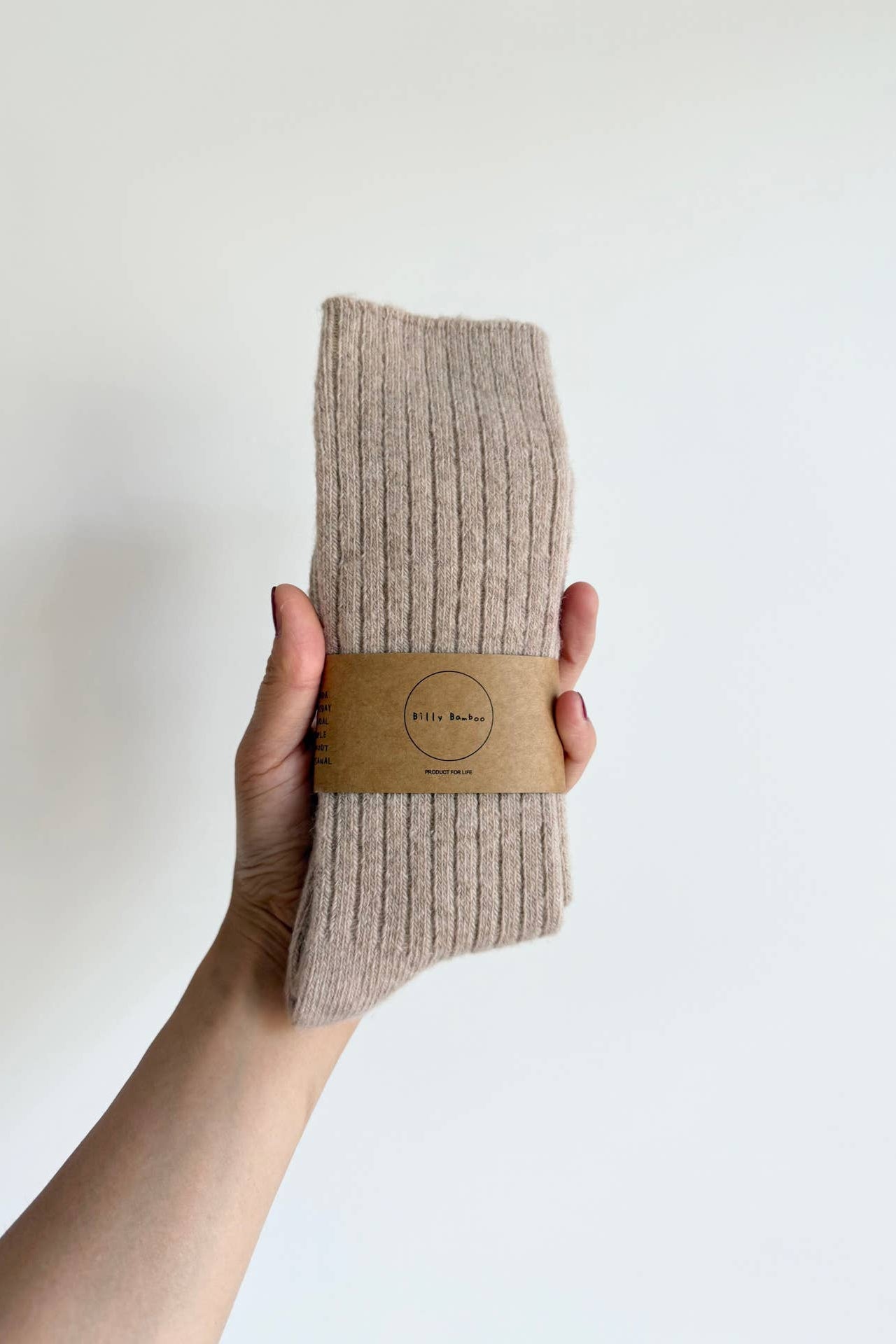 Iceland Wool Sock, Oatmeal