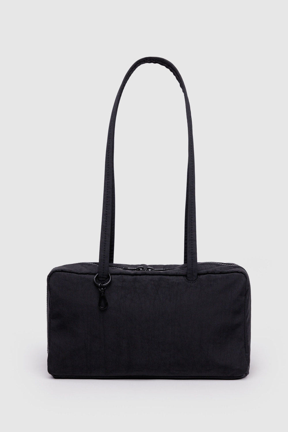 Nylon Bowler Bag, Black