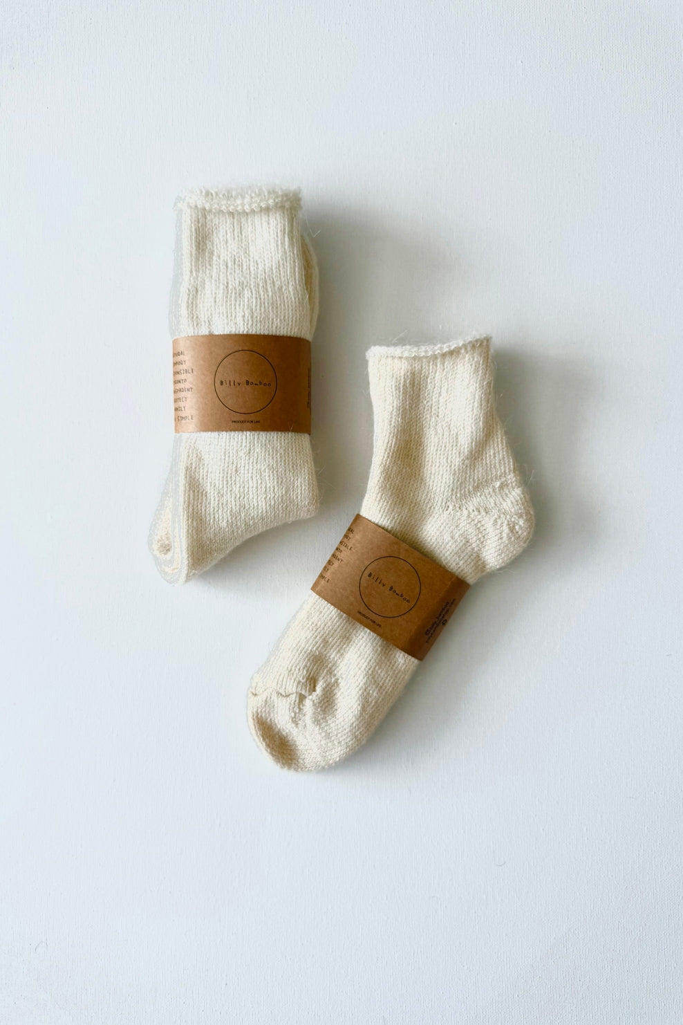 Mohair Socks, Undyed
