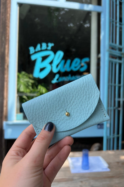 Leather Card Holder, Robin