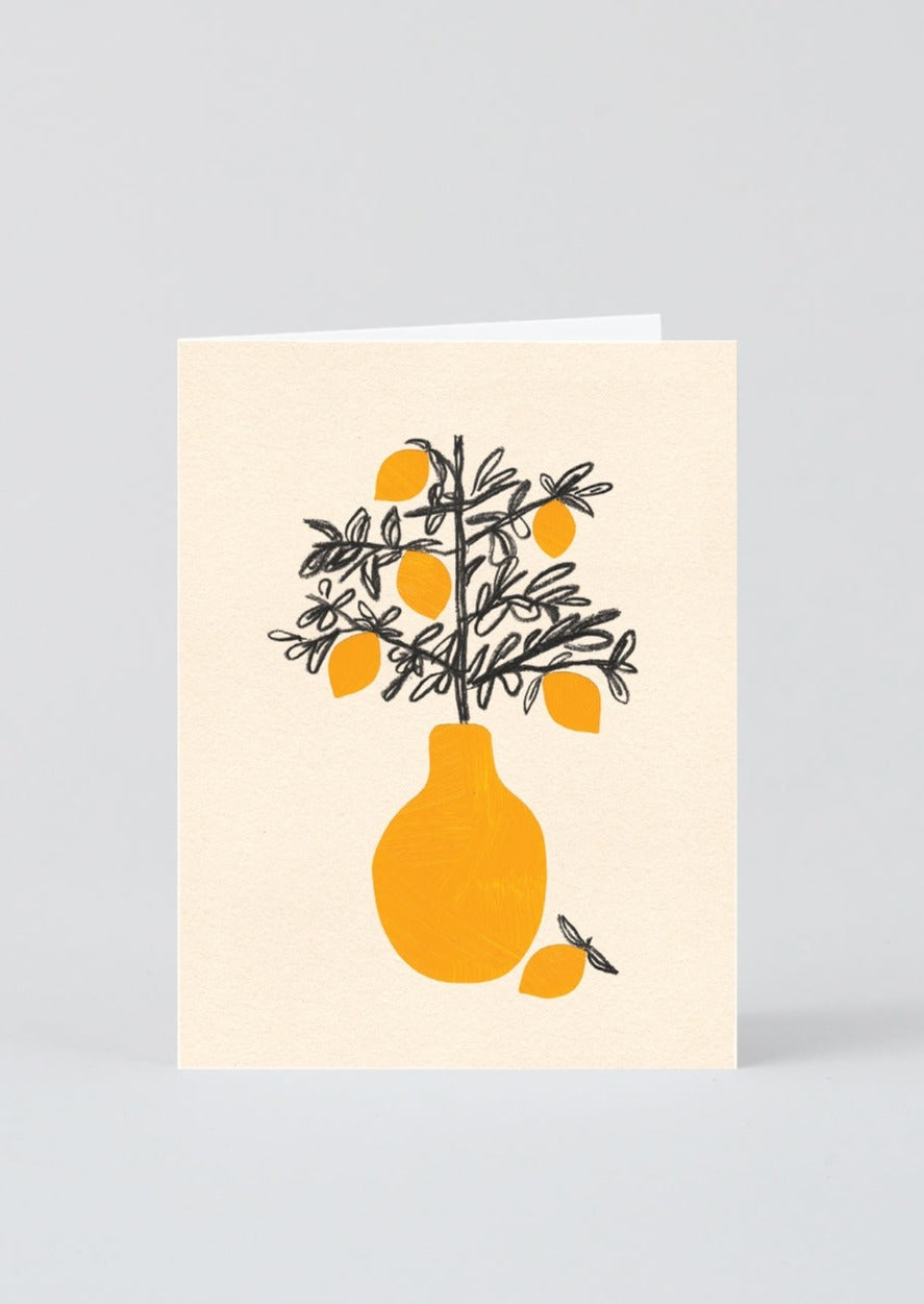 Lemon Tree Mini Greeting Card