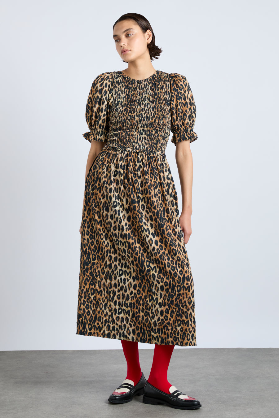 Bluebelle Midi Dress, Leopard