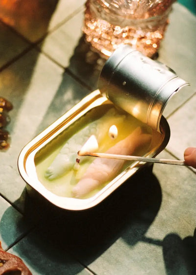 Tinned Fish Candle, Olive Oil and Sea Salt