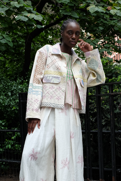 Astrid Jacket, Garden Mosiac
