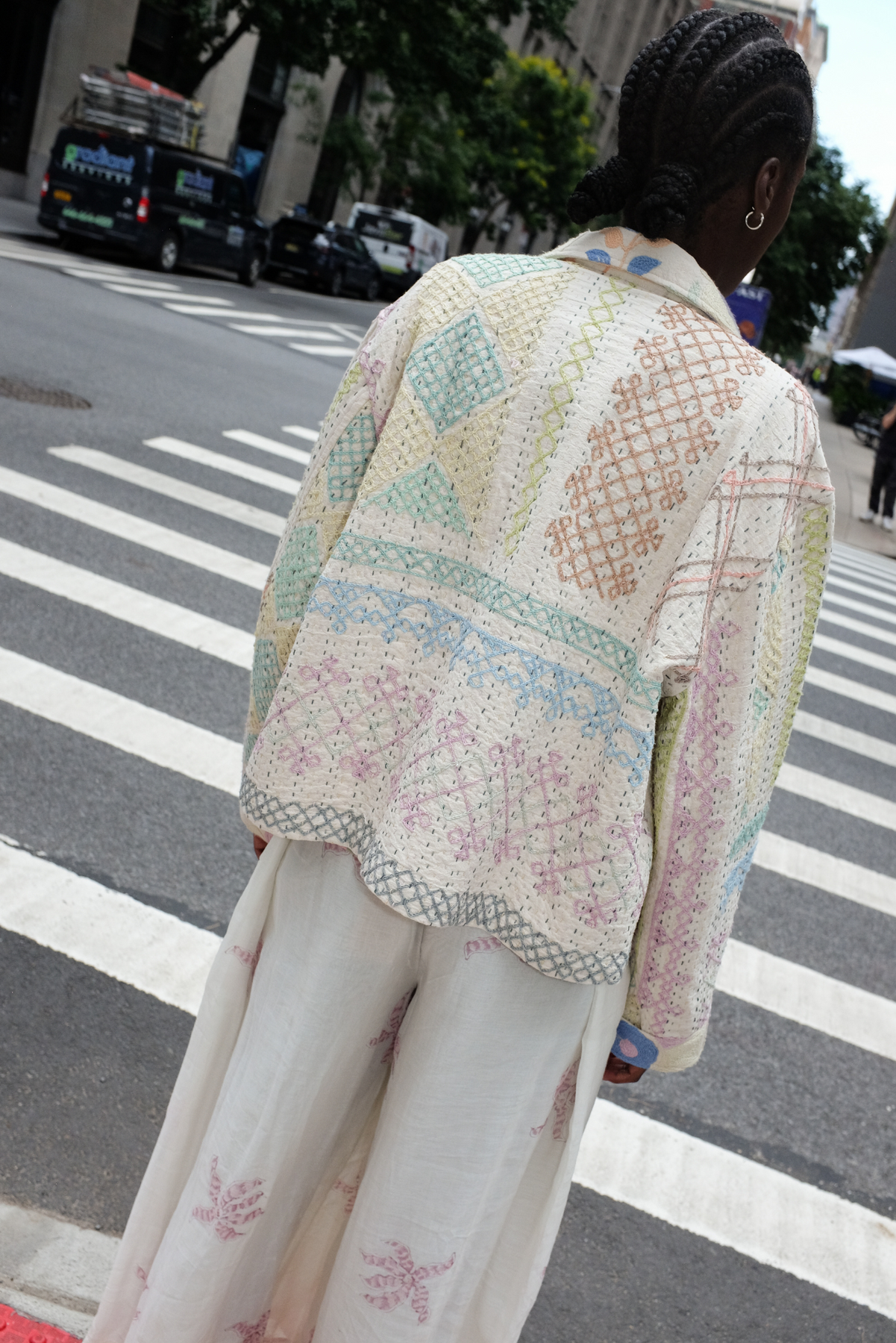 Astrid Jacket, Garden Mosiac