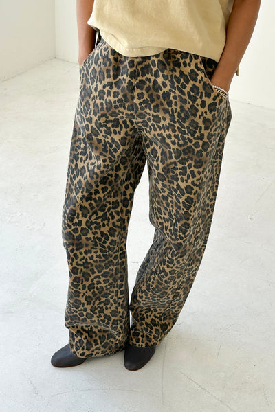Long Arc Pants, Leopard