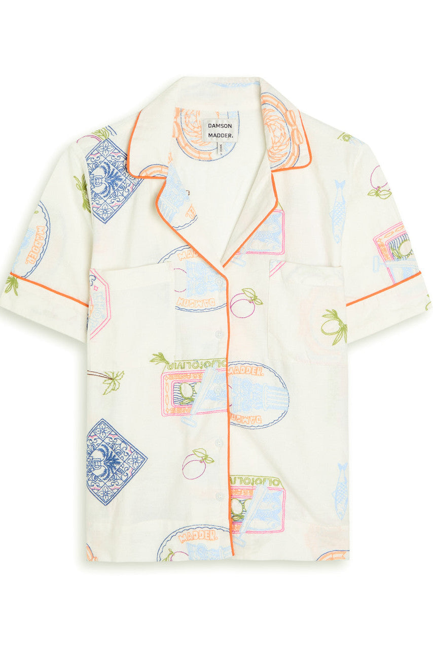Chlo Shirt, Holiday Embroidery