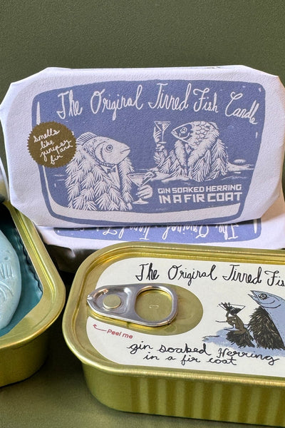 Tinned Fish Candle, Juniper & Fir
