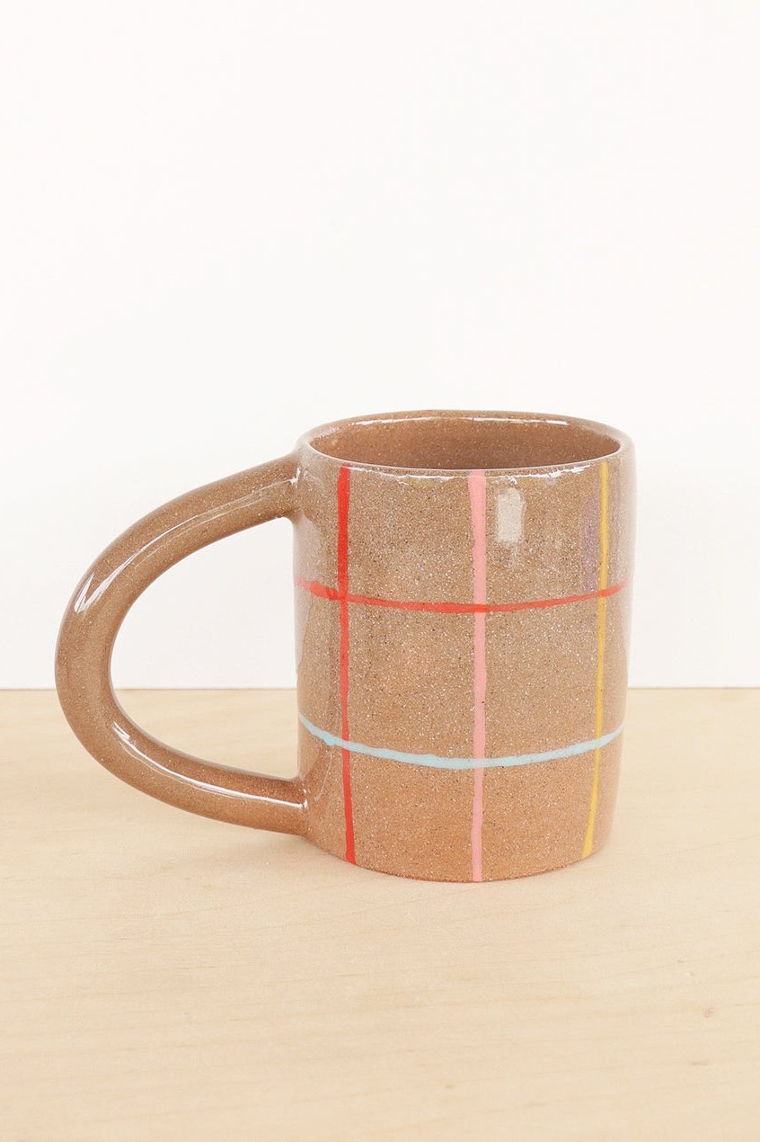 Colorful Check Mug