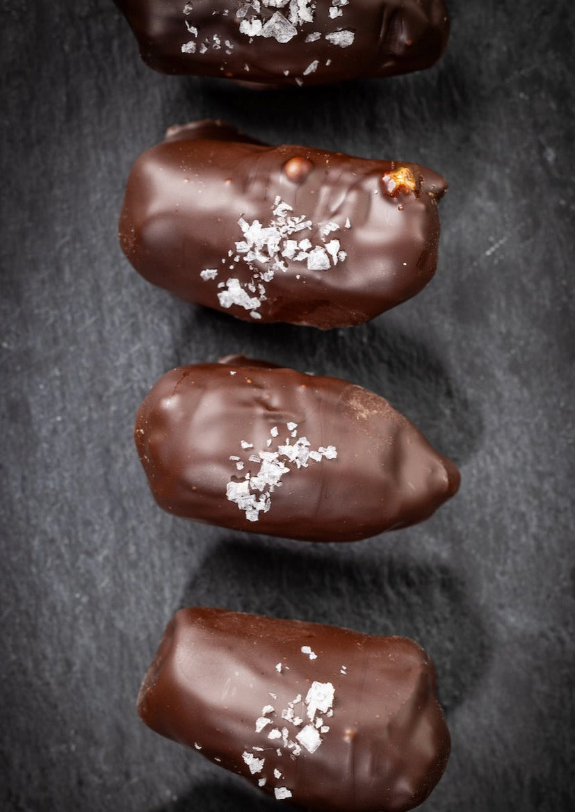 Almond Java Crunch, Chocolate Covered Dates