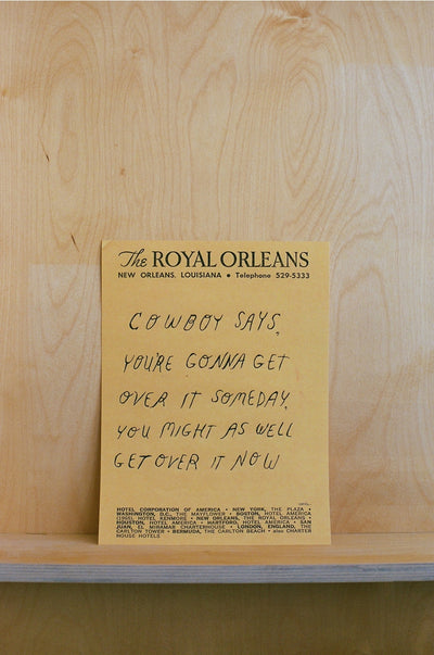 Cowboy Says Art Print