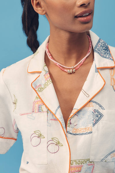 Chlo Shirt, Holiday Embroidery