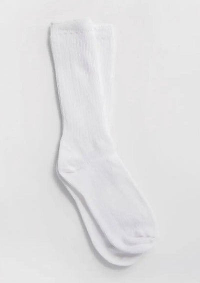 Cotton Socks, White