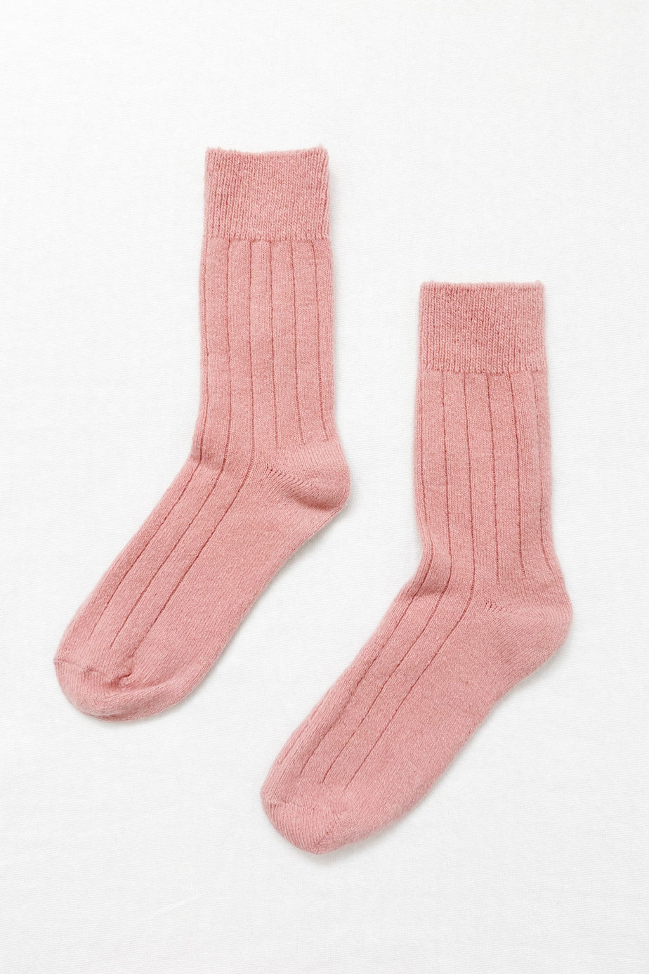 Classic Cashmere Socks, Rose Petal