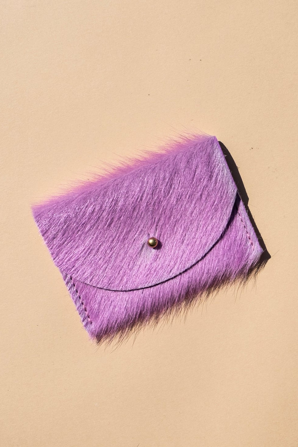 Cowhide Card Holder, Sorbet