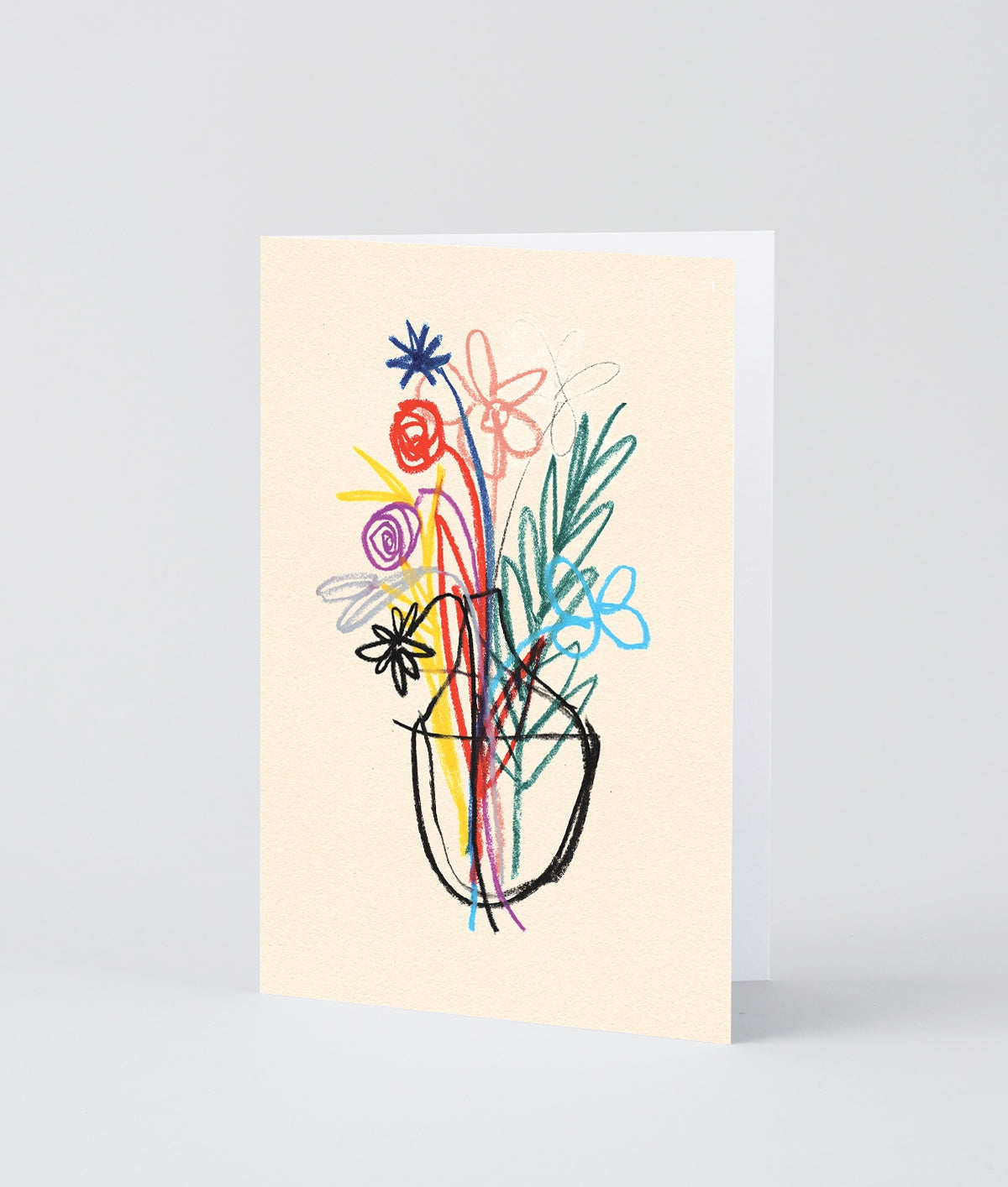 Scribble Bouquet Art Card