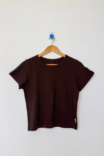 Little Boy Tee, Dark Cacao