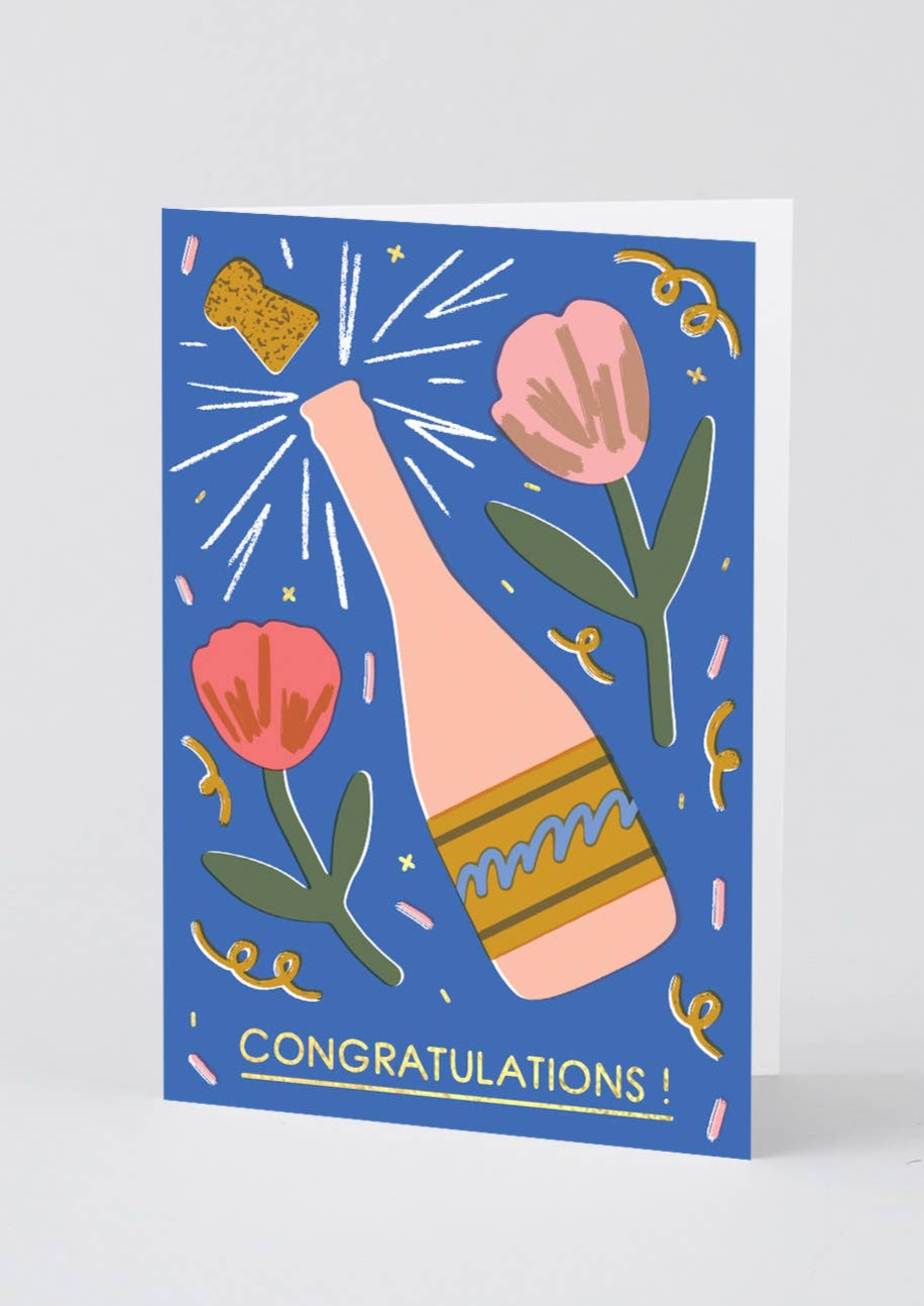 Champagne Greeting Card