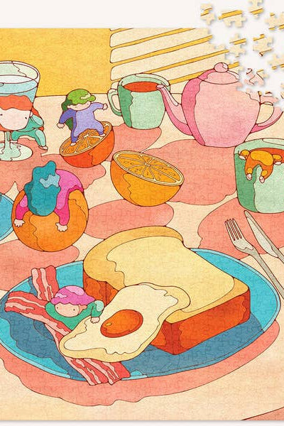 Asami Watanabe Breakfast Party 500 Piece Puzzle