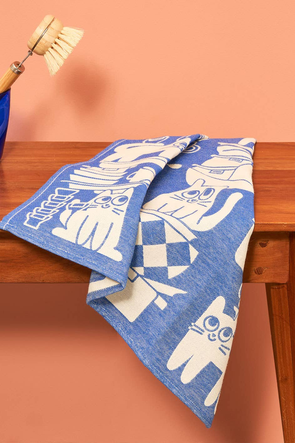 Kitchen Cats Cotton Tea Towel