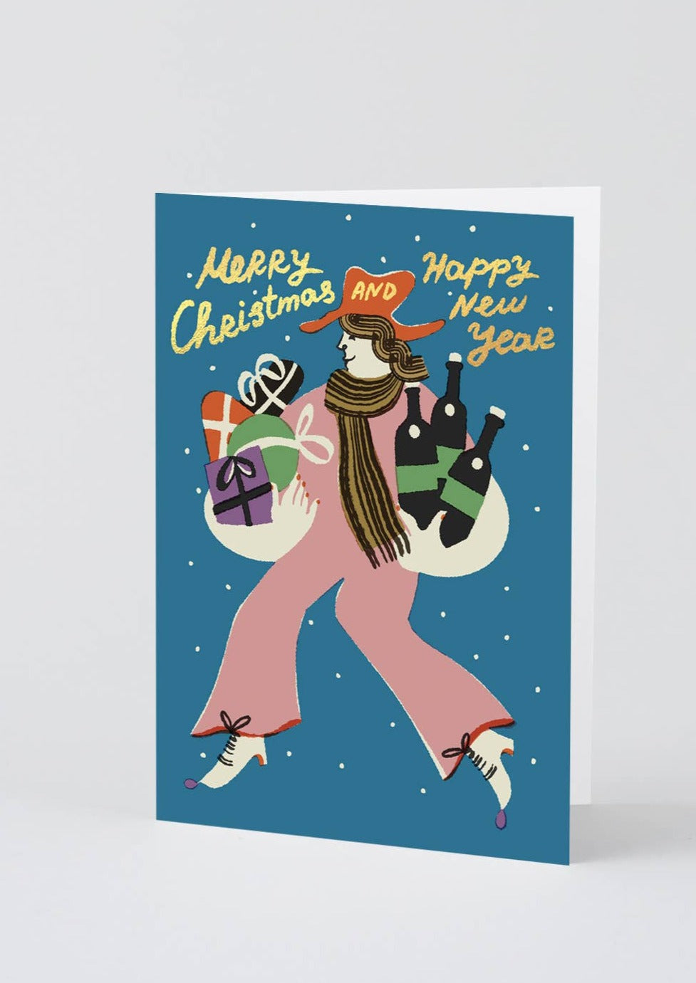 Merry Christmas Celebration Greeting Card