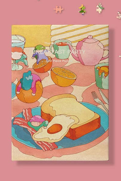 Asami Watanabe Breakfast Party 500 Piece Puzzle