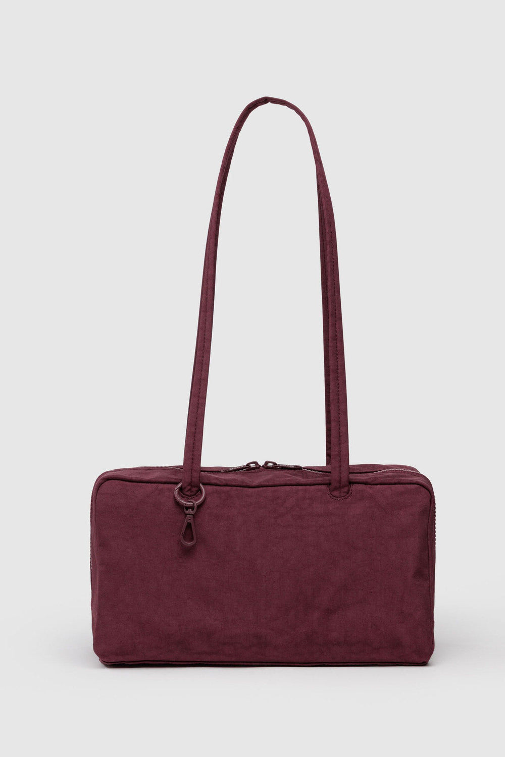 Nylon Bowler Bag, Mahogany