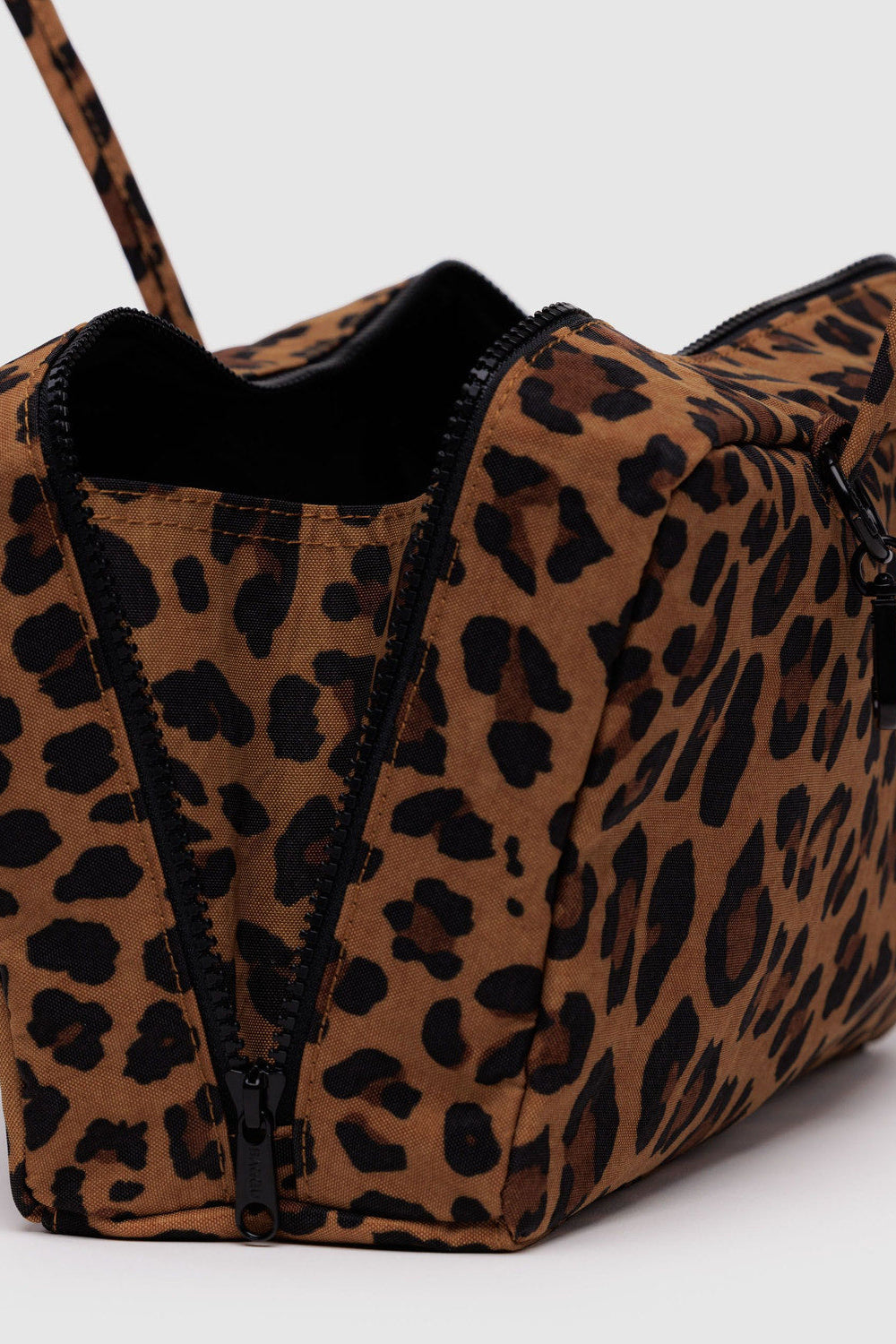 Nylon Bowler Bag, Leopard
